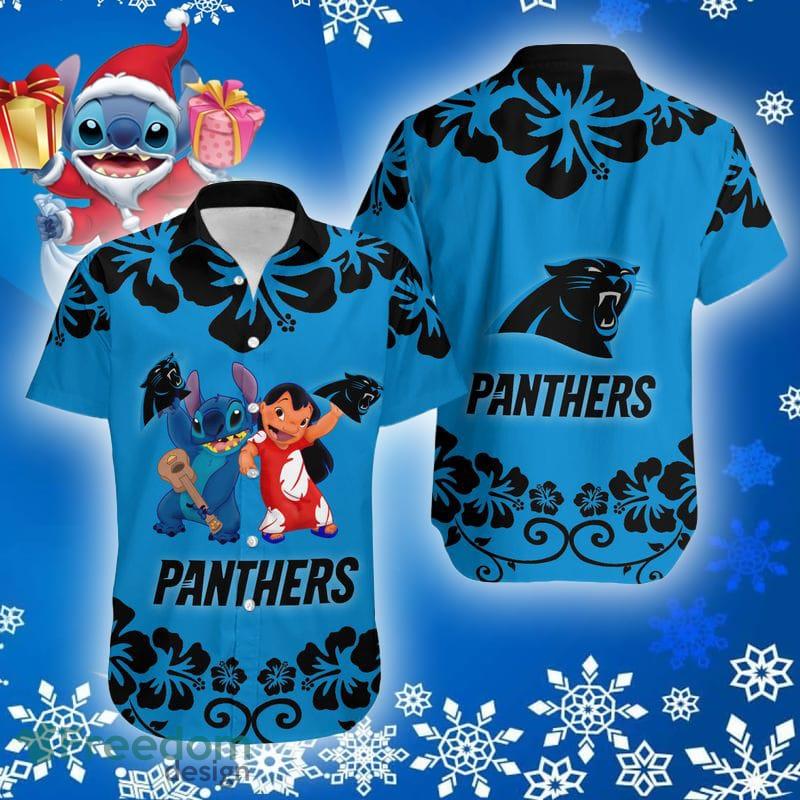 Carolina Panthers Lilo And Stitch Christmas Hawaiian Shirt Gift Holiday -  Freedomdesign