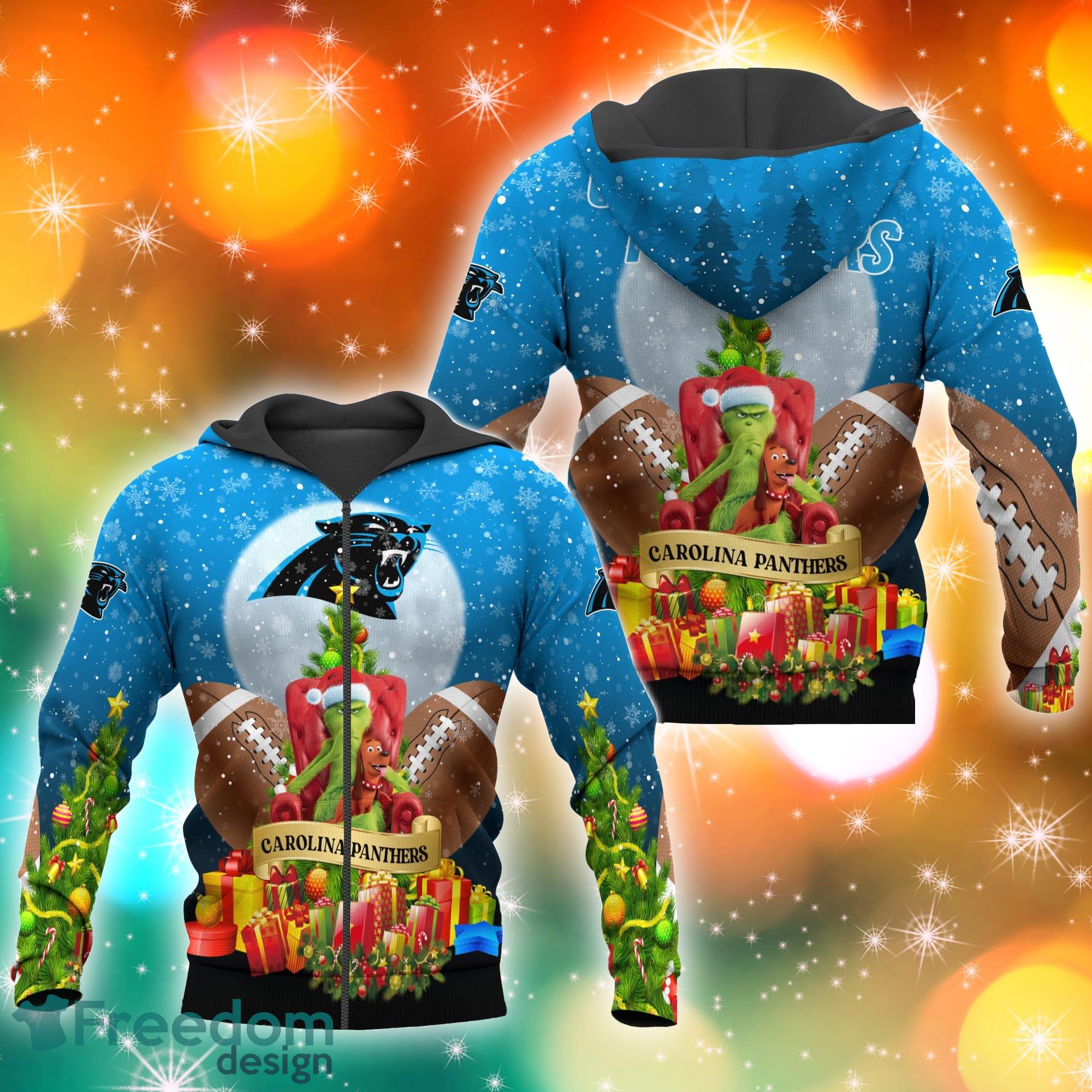 For Fans NFL Carolina Panthers Christmas Tree And Gift Ugly Christmas  Sweater - Freedomdesign