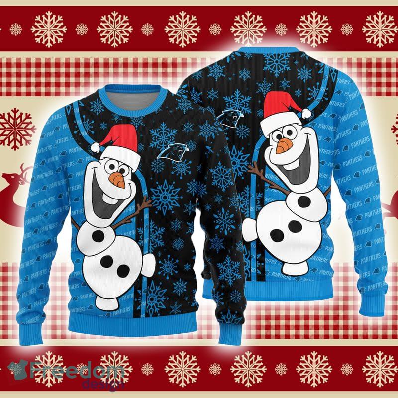 Carolina Panthers Fans Pattern Fun Ugly Christmas Sweater - Freedomdesign