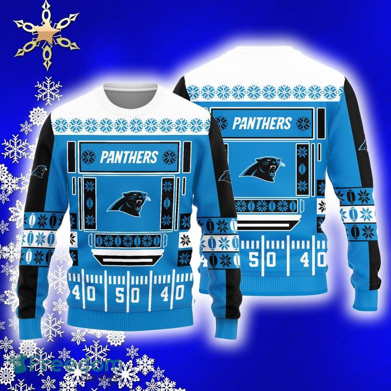 Carolina Panthers Printed Funny Santa Claus Show Team Spirit NFL