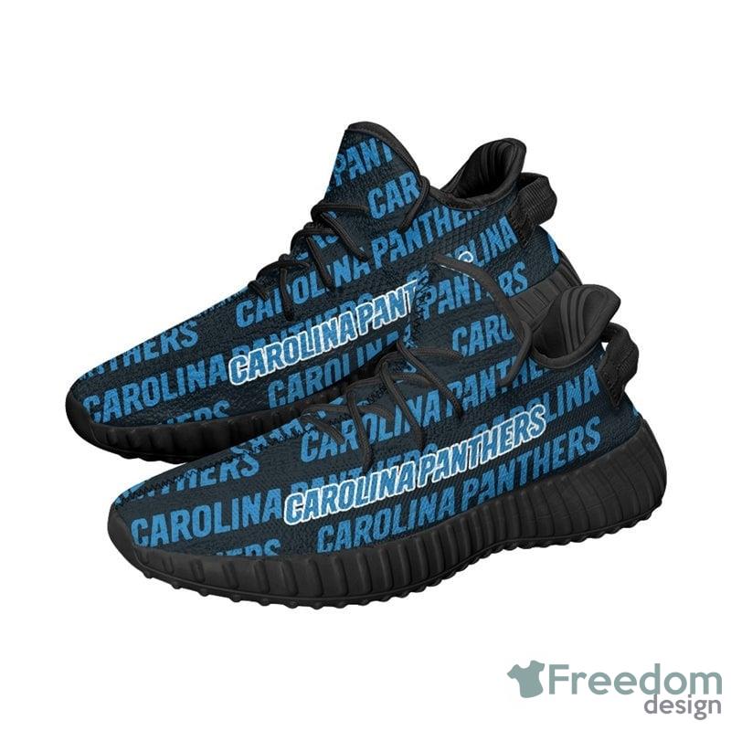 Carolina Panthers Fashion Cool Sports Running Sneakers Yeezy Shoes