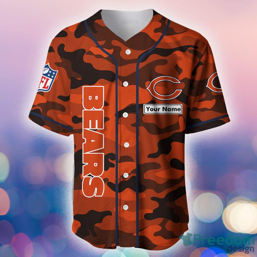 Chicago Bears Baseball Jersey NFL Fan Gifts Custom Name and Number