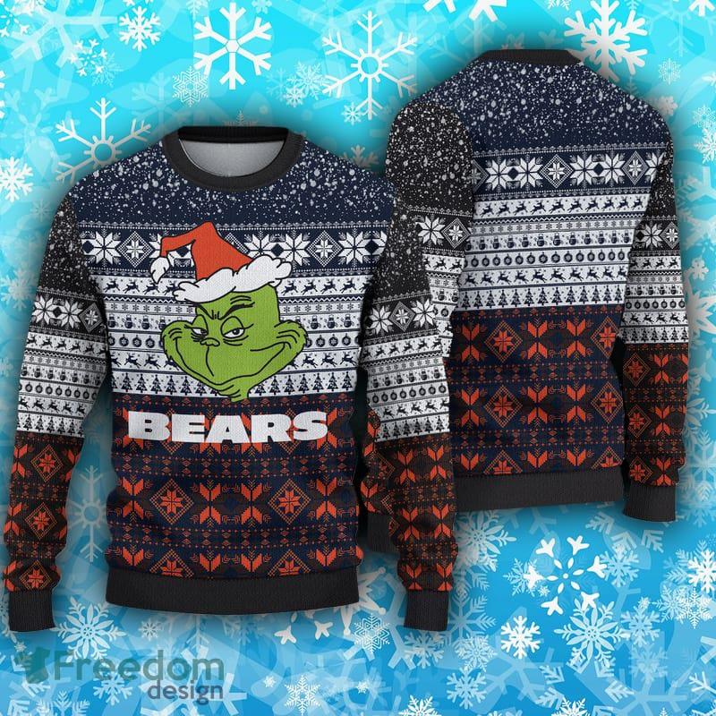 NFL Fans Chicago Bears Christmas Ugly Sweater For Men Women - Teeclover