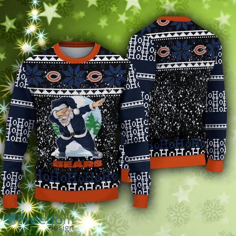 Chicago Bears Logo NFL Ugly Christmas Ugly Christmas Sweater Gift For Fans  - Freedomdesign