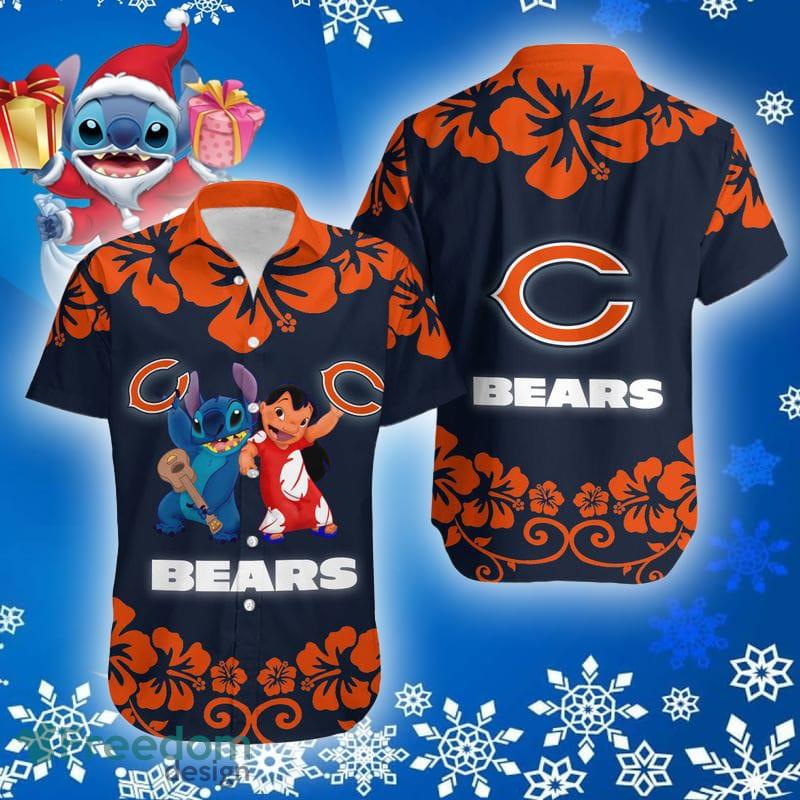 Chicago Bears Caro Christmas Hawaiian Shirt Gift Men Women