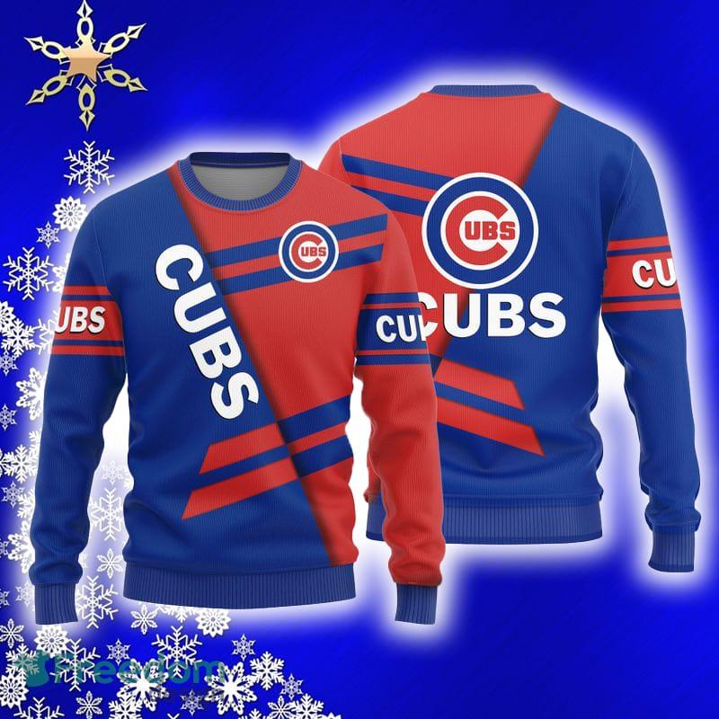 Chicago Cubs Custom New Uniforms For Fan Gear Ugly Christmas 3D Sweater -  Freedomdesign