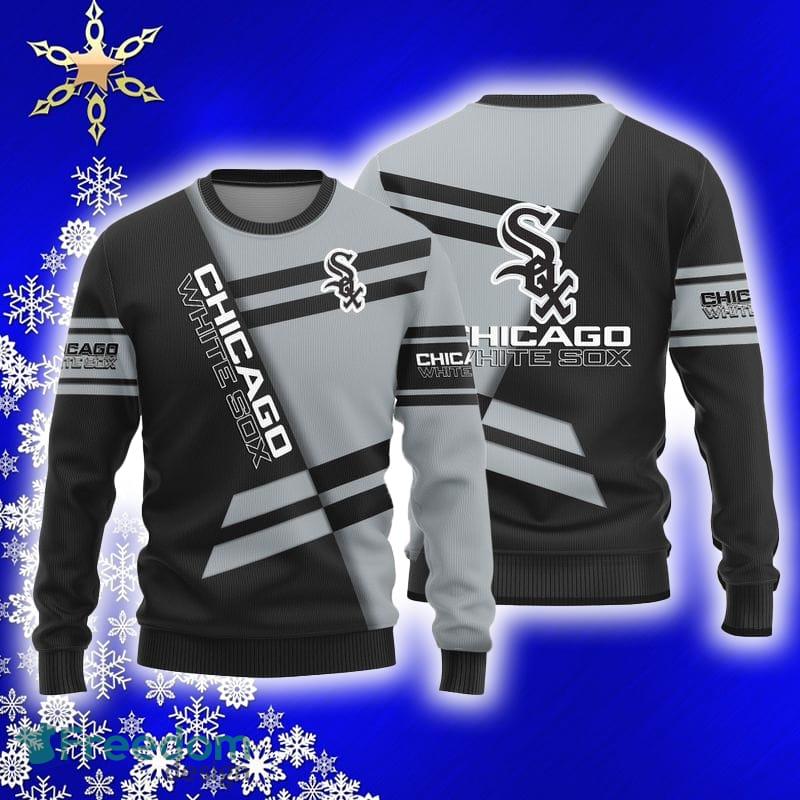Chicago White Sox Basic Pattern Knitted Sweater For Christmas -  Freedomdesign