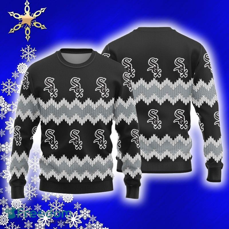 Chicago White Sox Skull Pattern Knitted Sweater For Christmas -  Freedomdesign