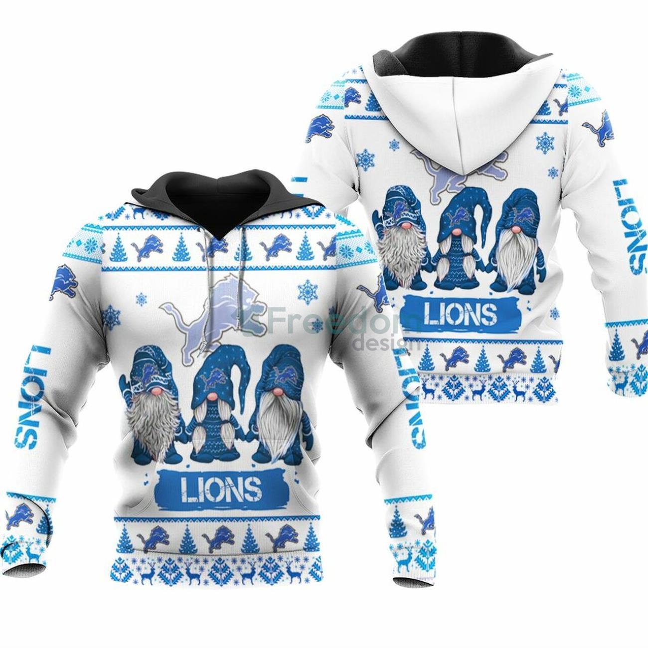 Detroit Lions The Gnomes Christmas Shirt