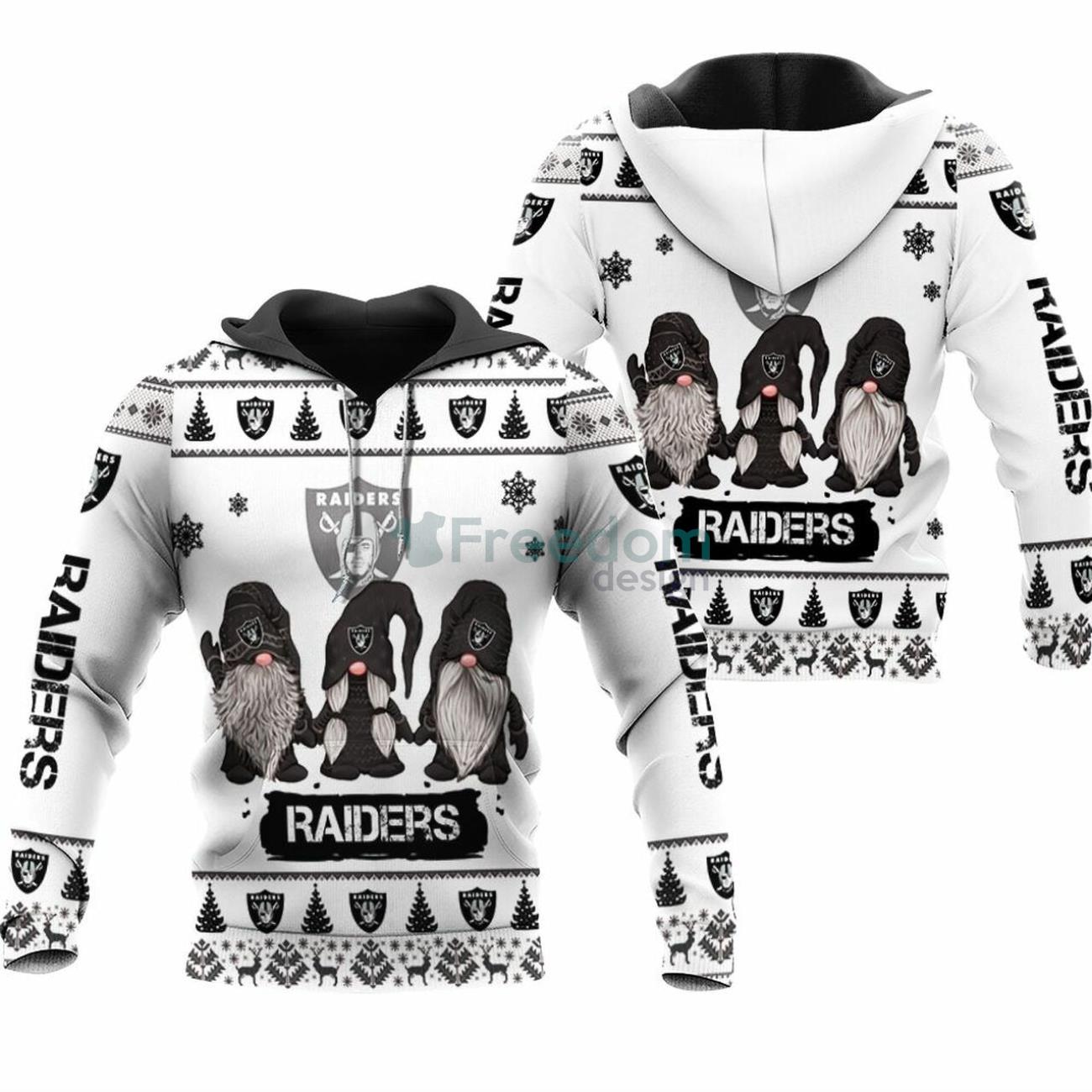 Merry Christmas Season 2023 Oakland Raiders 3D Hoodie Christmas