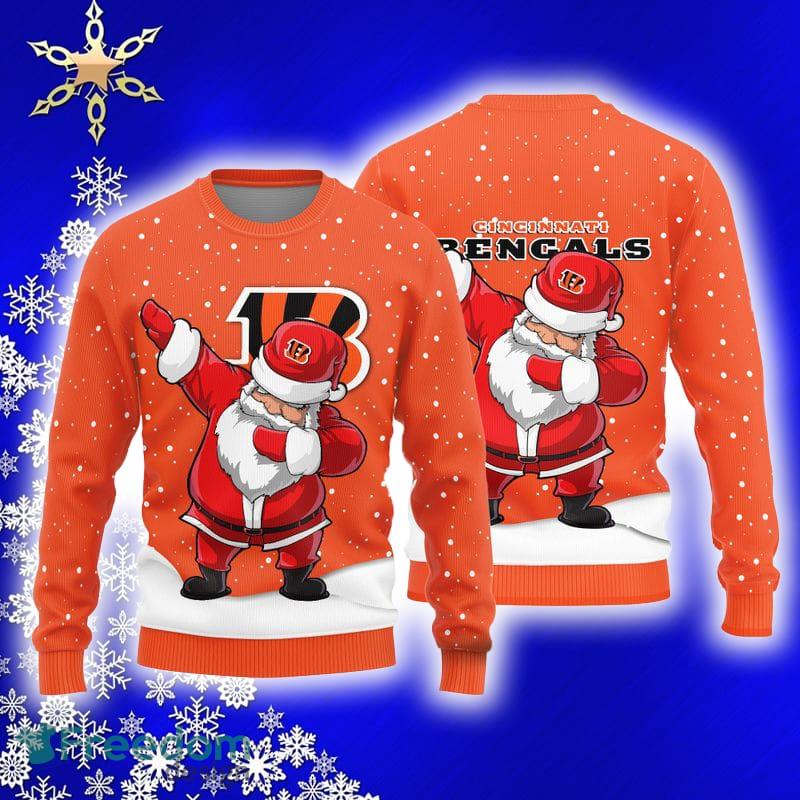 Cincinnati Bengals Fans Gingerbread Man Ugly Christmas Sweater Gift -  Freedomdesign