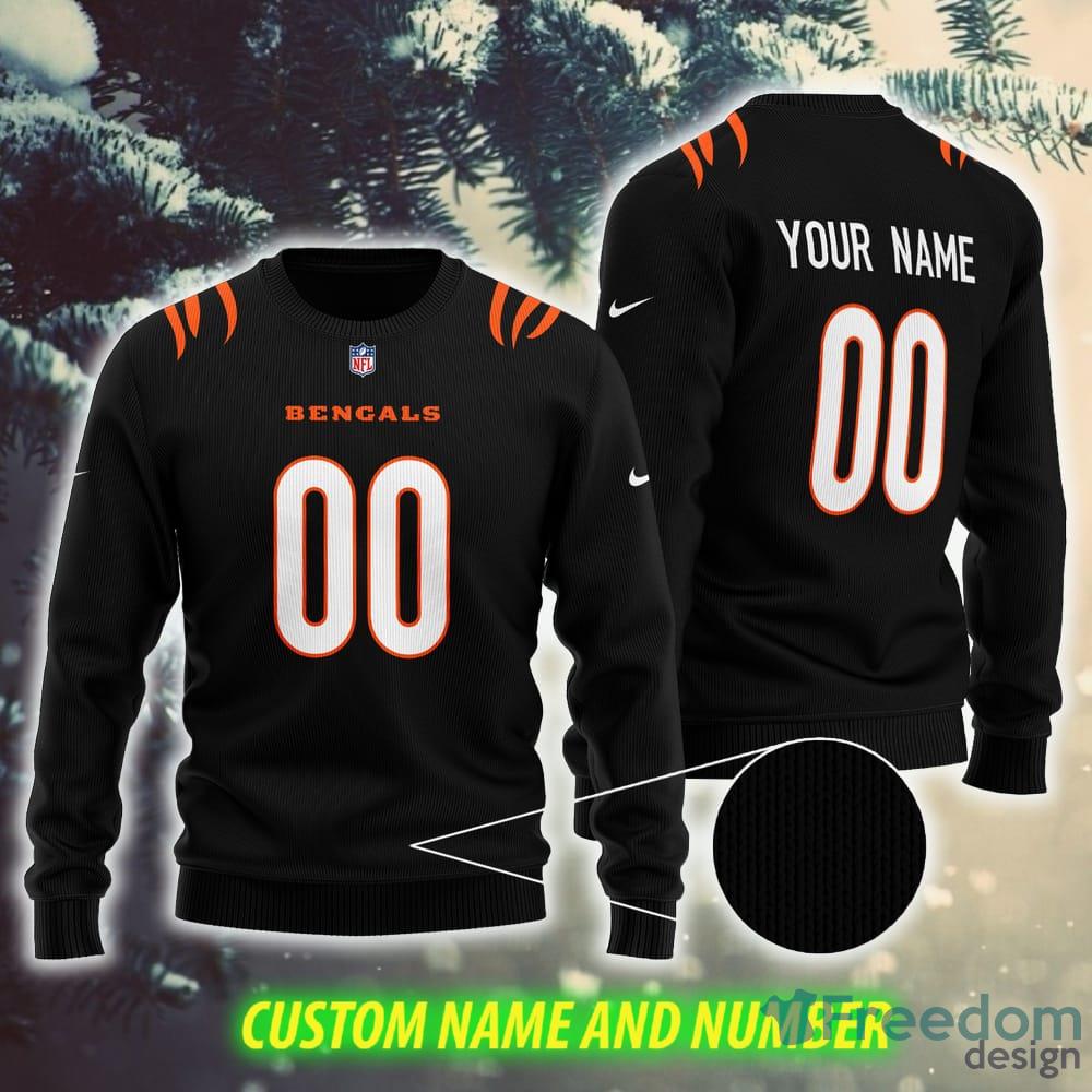 NFL Cincinnati Bengals Christmas Special AOP Ugly Sweater Custom Number And  Name