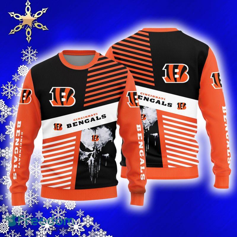 Cincinnati Bengals Basic Knitted Sweater For Christmas - Freedomdesign