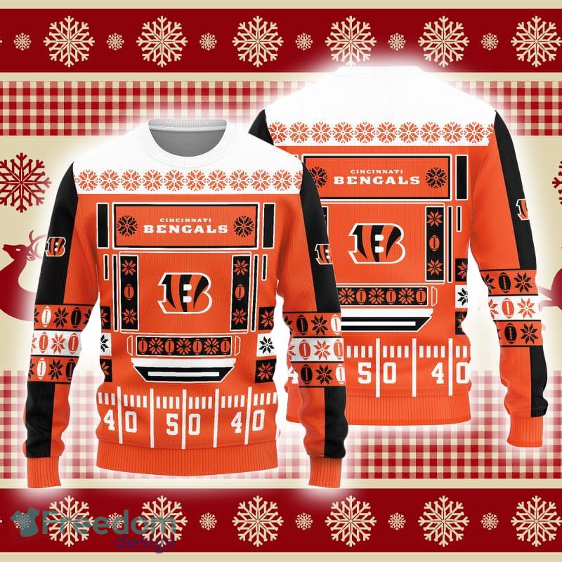 Cincinnati Bengals Teams Ball Snowfalke Pattern Knitted Sweater For  Christmas, by Mixteeis, Sep, 2023