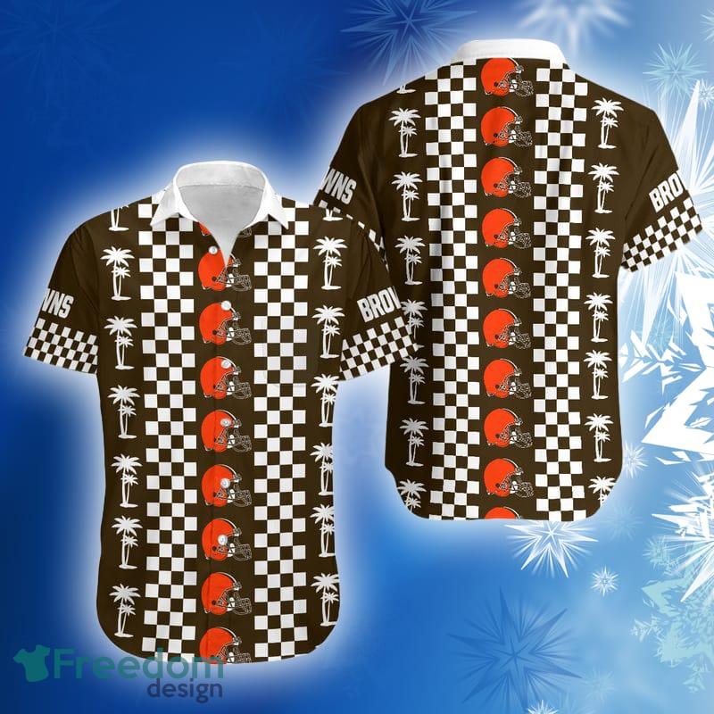 Cleveland Browns Caro Christmas Hawaiian Shirt Gift Men Women