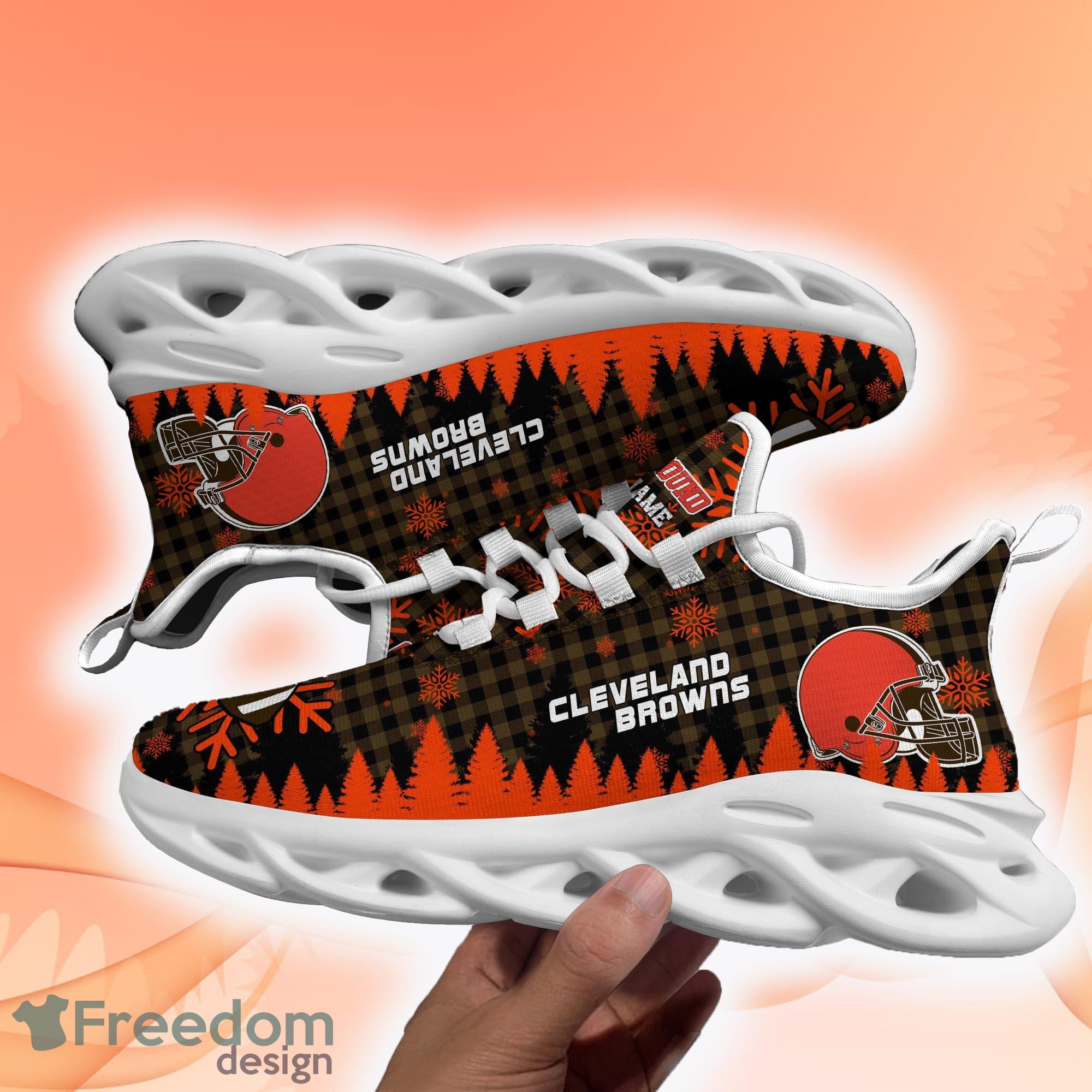 Cleveland Browns Nfl Max Soul Sneakers Sport Shoes - Freedomdesign