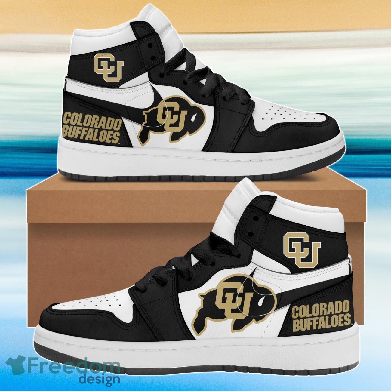 Colorado Buffaloes Air Jordan Hightop Shoes For Fans Product Photo 1