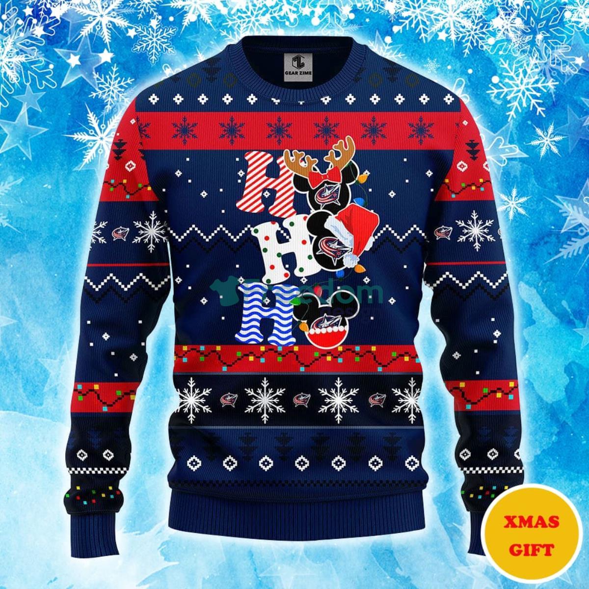 NFL Dallas Cowboys Christmas AOP Skiing Knitted Sweater For Fans