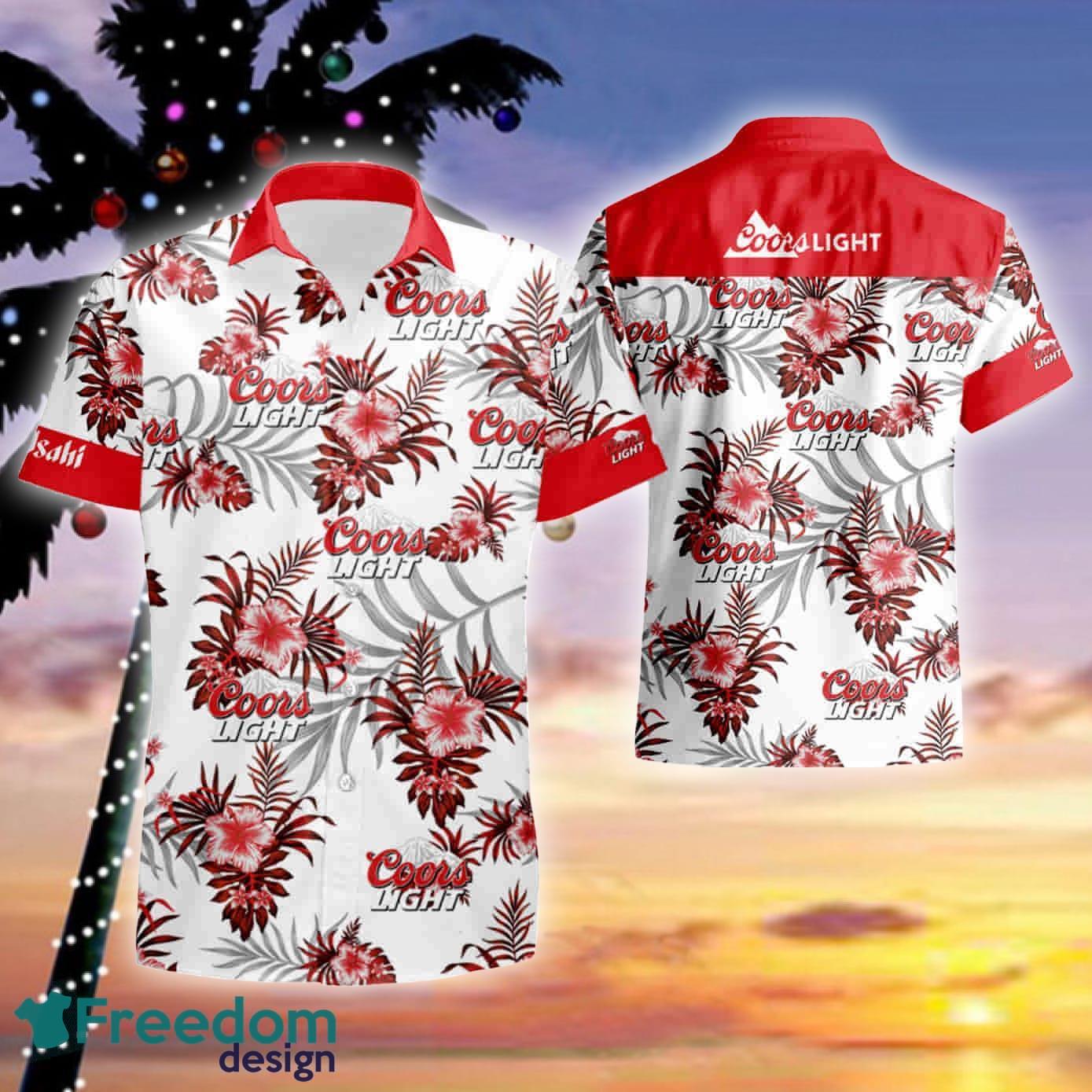 Coors light beer logo Easygoing Combo Hawaiian Shirt And Short - Coors light beer logo Hawaiian Shirt And Short_1