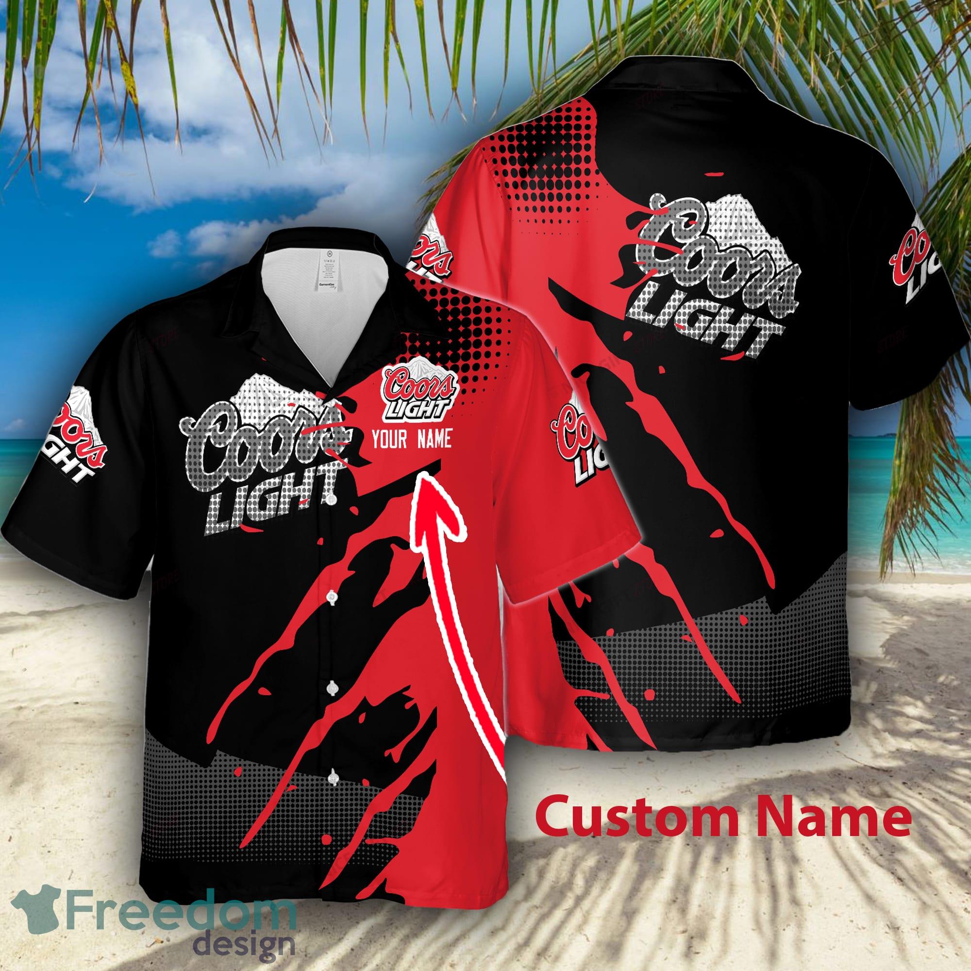 Coors Light Vacation Custom Name Hawaiian Shirt Love Beer Gift -  Freedomdesign