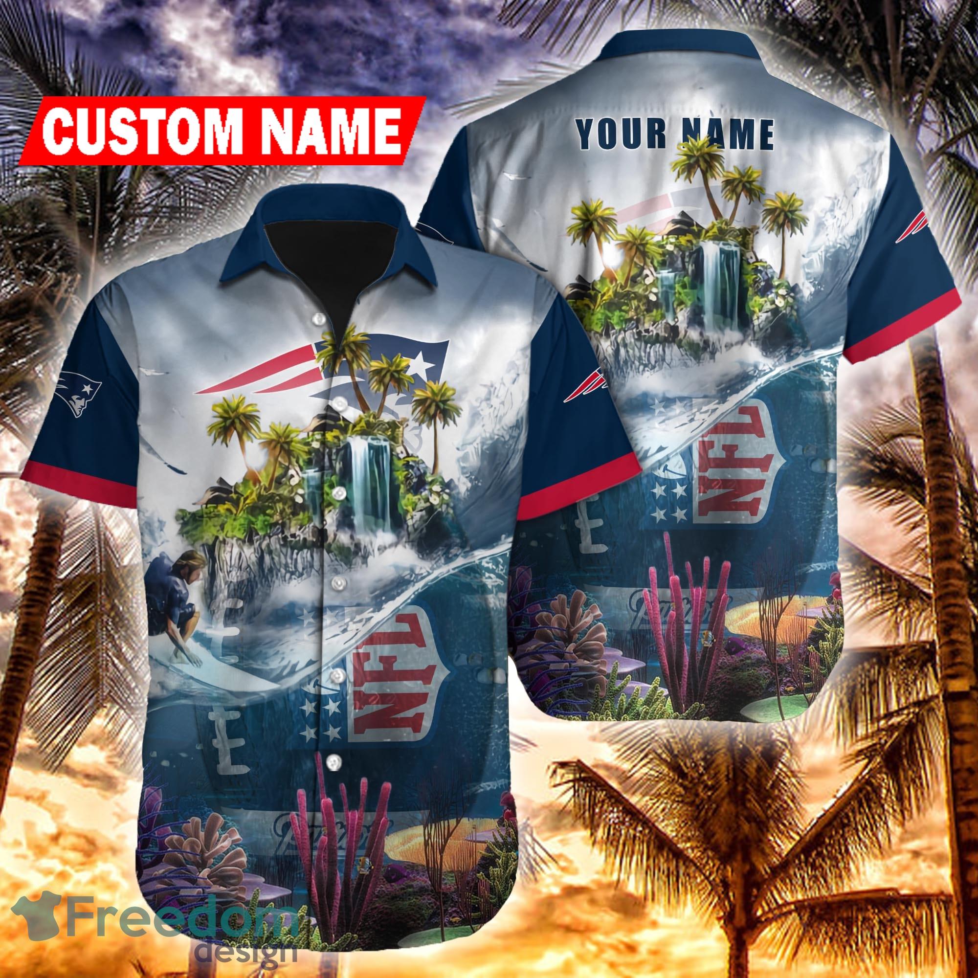 New England Patriots NFL Hawaiian Shirt Custom Getaways Aloha