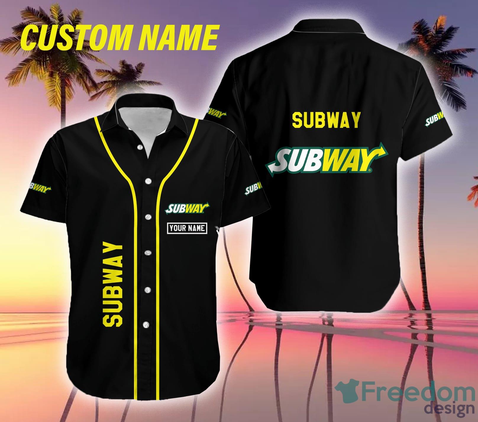 Subway 3D T-Shirt For Men And Women Cute Gift Custom Name