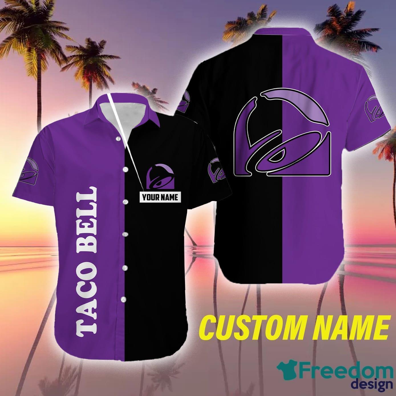 Taco Bell 3D Purple Baseball Jersey Gift For Sport Fans - Freedomdesign