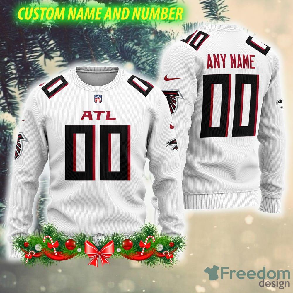 Kyle Pitts 8 Atlanta Falcons NFL Season Knitted Custom Number And Name Ugly  Christmas Sweater Black Gift For Fans - Freedomdesign