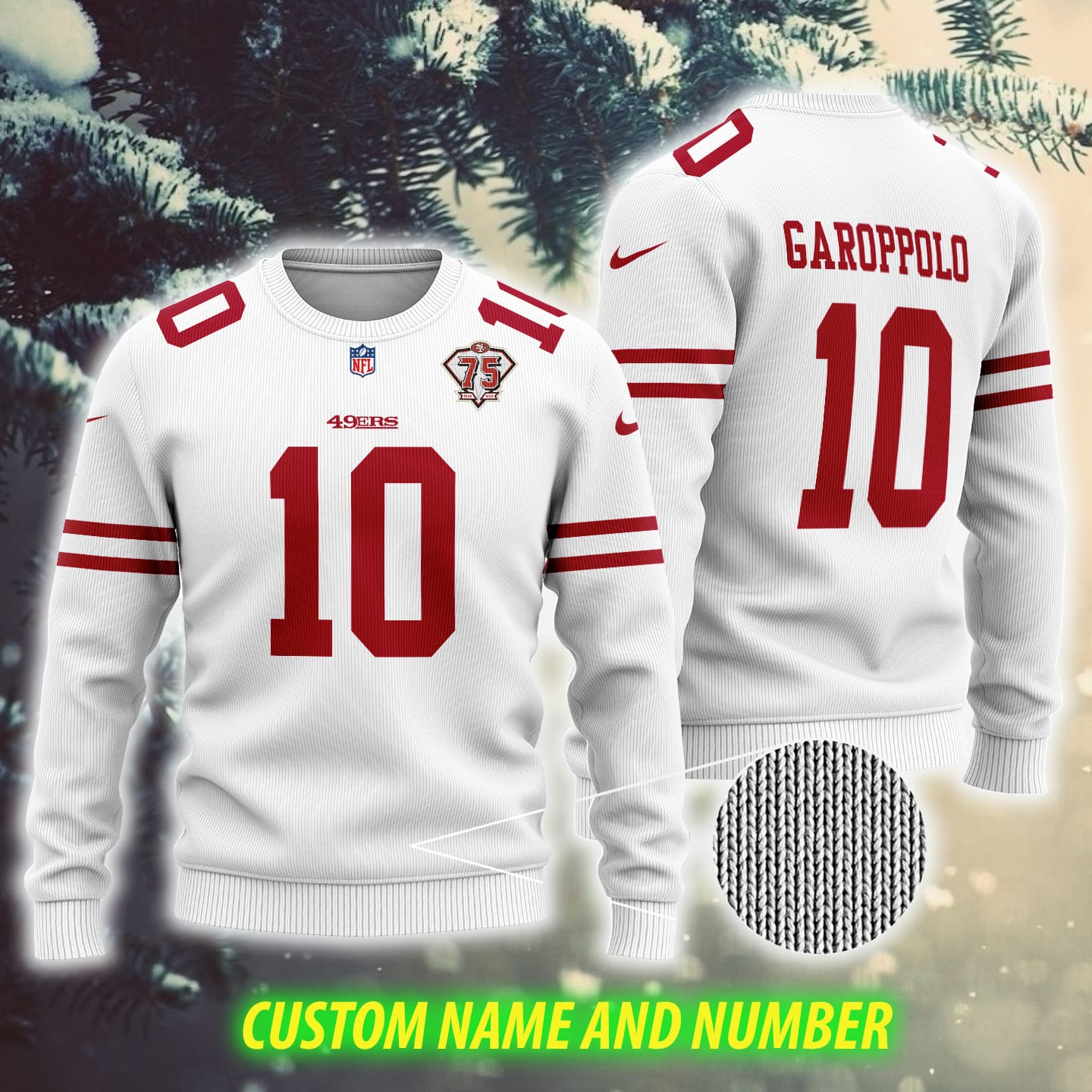 3D Print San Francisco 49ers Sweater NFL Football Fans Ugly