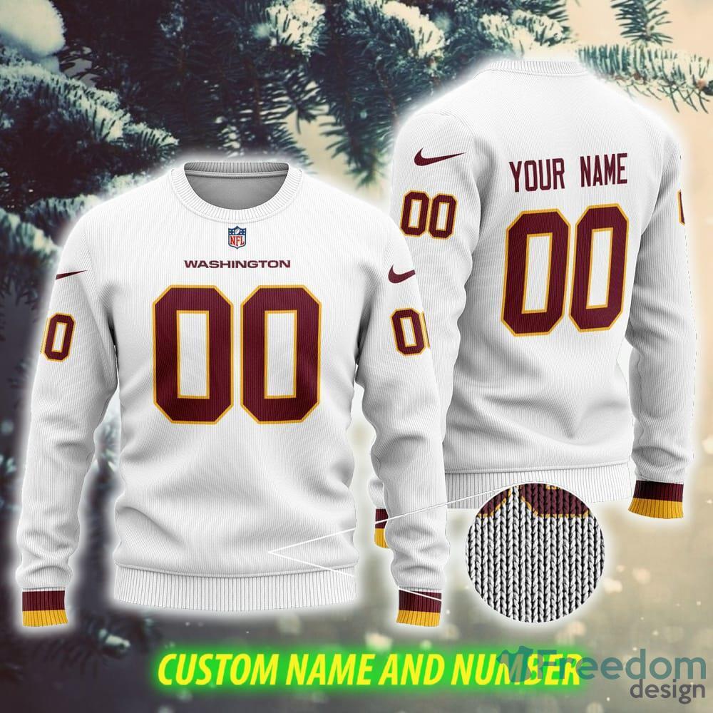 Custom Number And Name Washingto Football NFL AOP Blanket Ugly