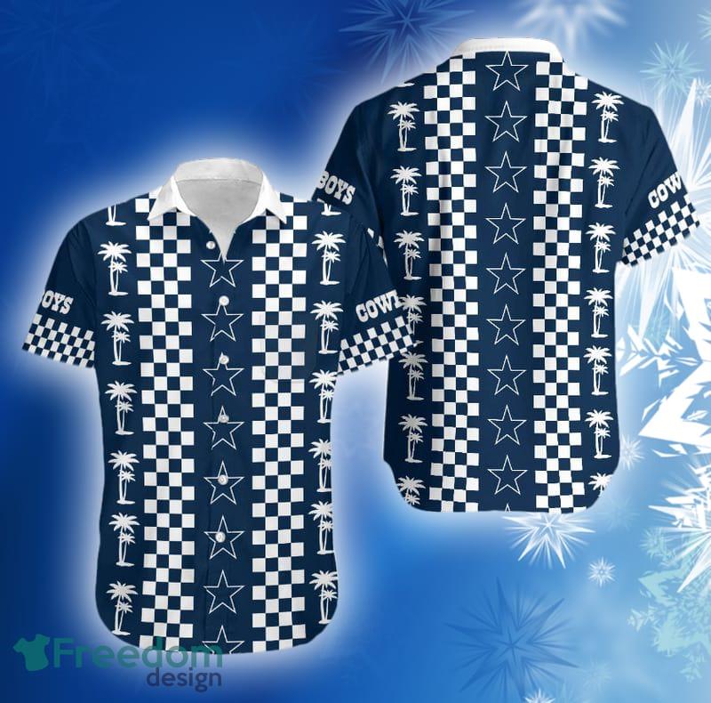 Dallas Cowboys Men's Hawaiian Outfit Button Down Shirt Casual