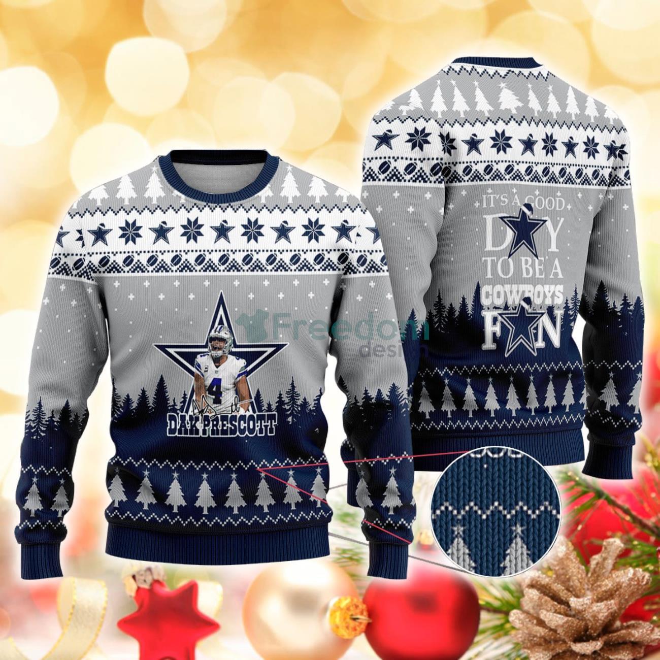 dallas cowboys xmas jumper