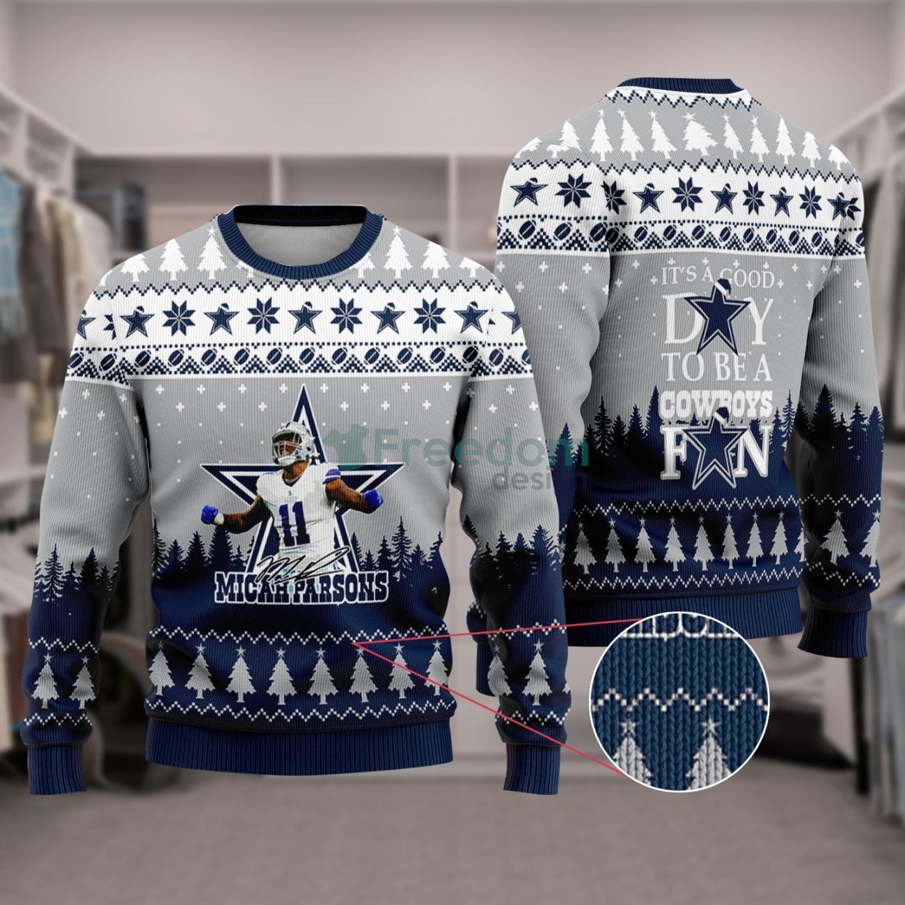 Dallas Cowboys Knitting Pattern Ugly Christmas Sweater Shirt For