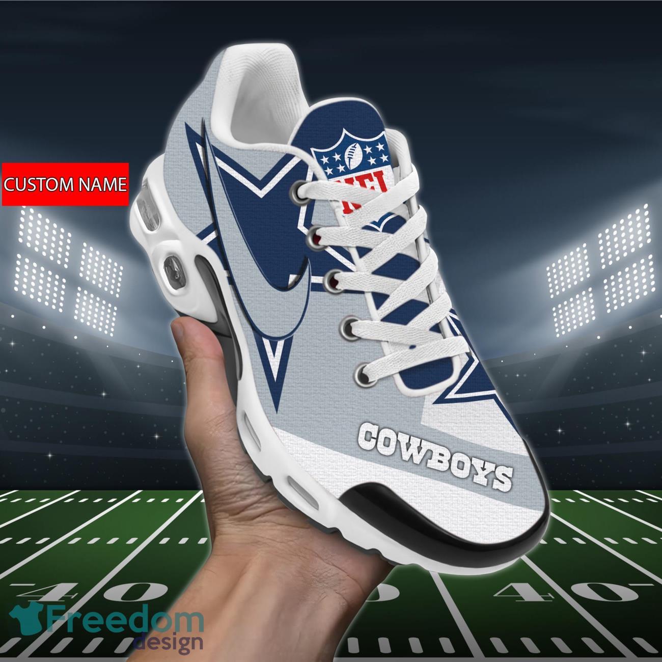 Dallas Cowboys NFL Air Cushion Sports Shoes Custom Name Product Photo 2