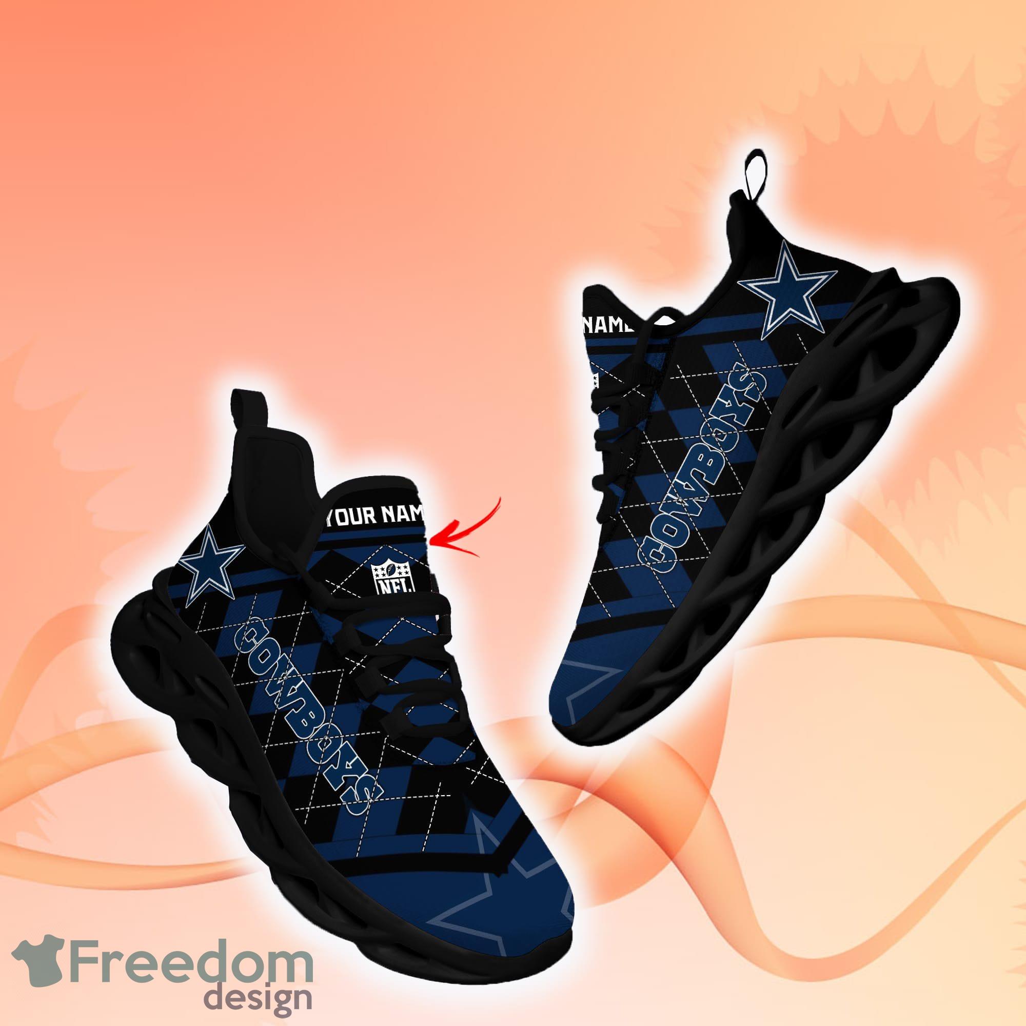 Dallas Cowboys NFL Unique Sneaker Max Soul Shoes - Freedomdesign