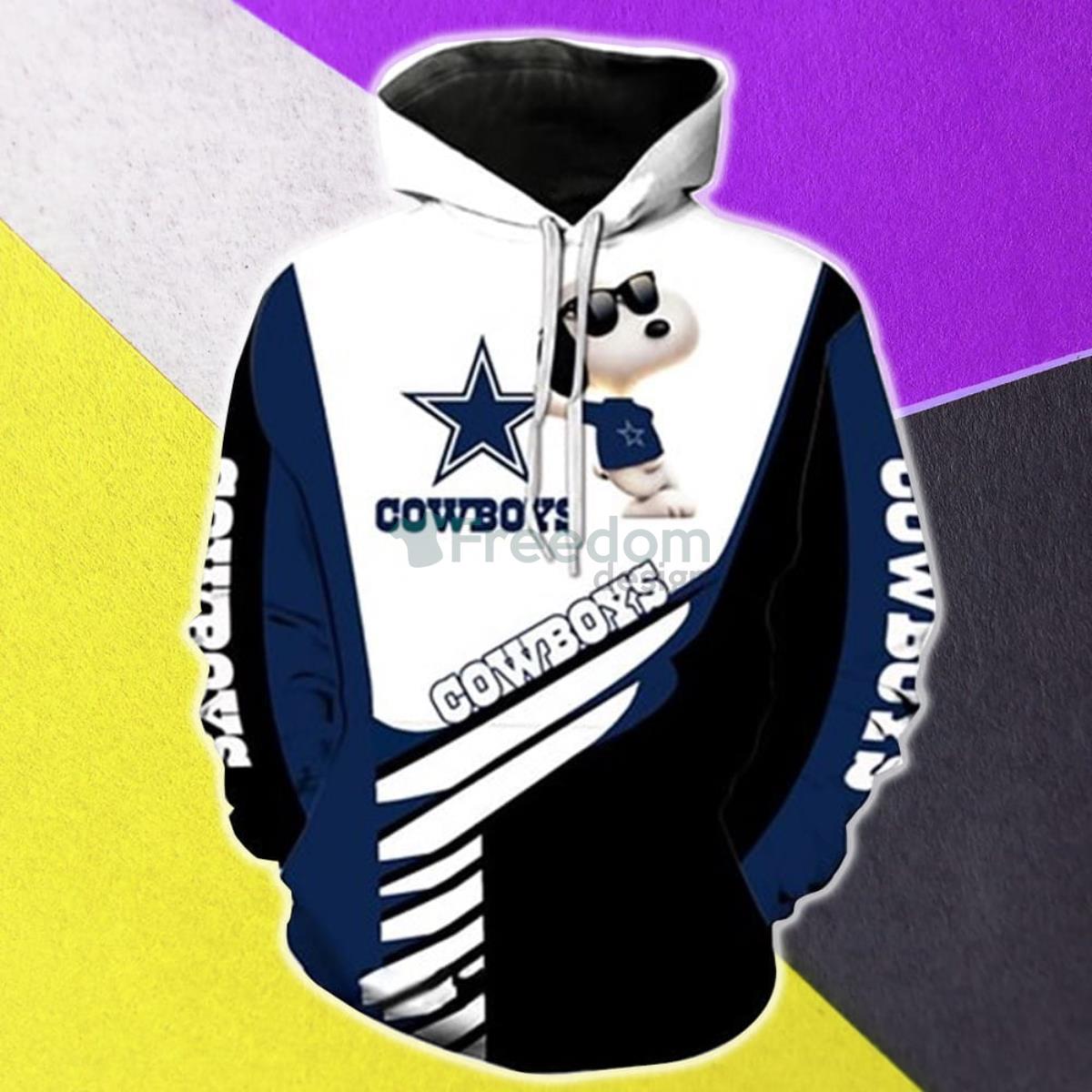 Dallas Cowboys Nfl Snoopy Peanuts Shirt Snoopy Cartoon Movie Pullover Hoodie Product Photo 1