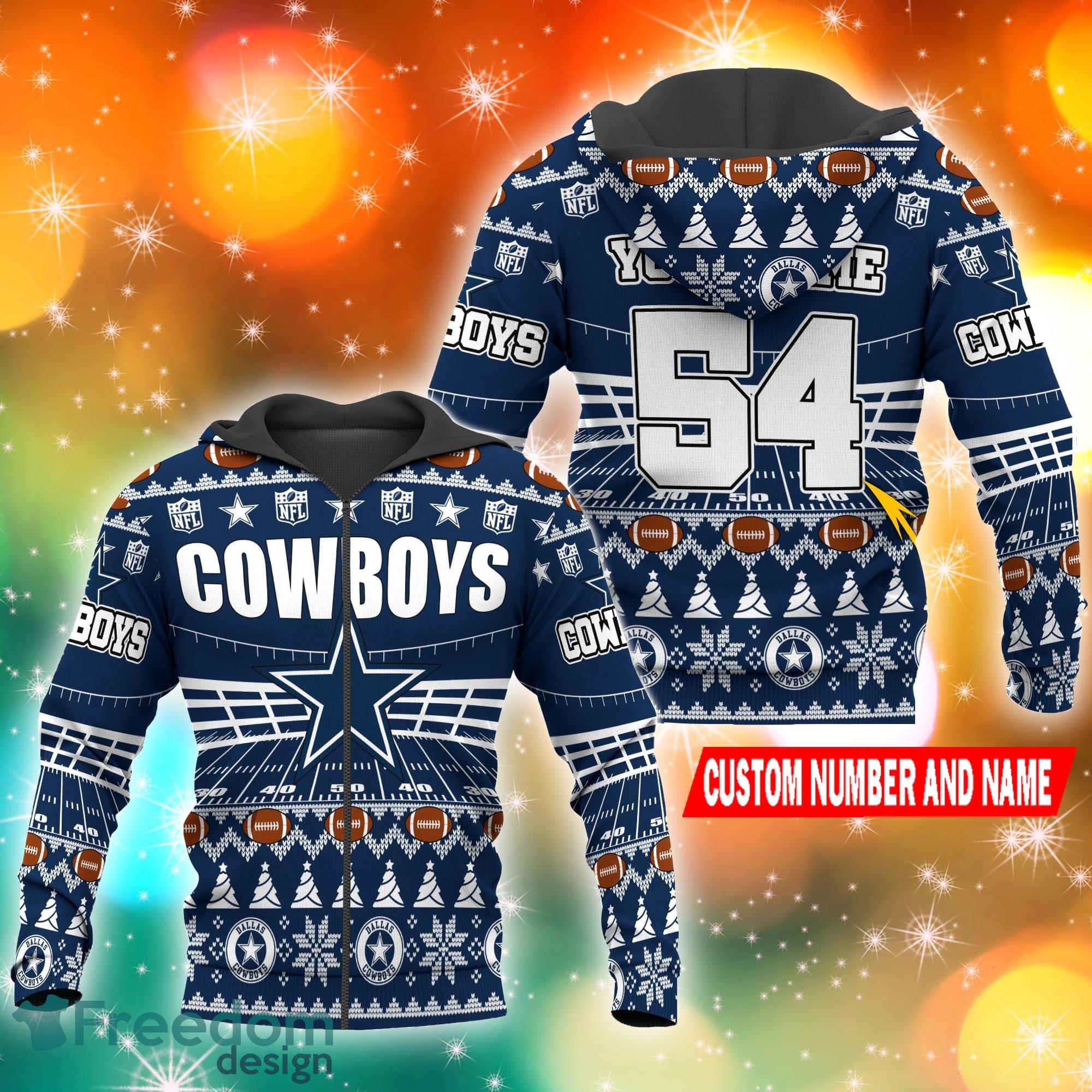 Dallas Cowboys 3D Printed Ugly Christmas Sweater