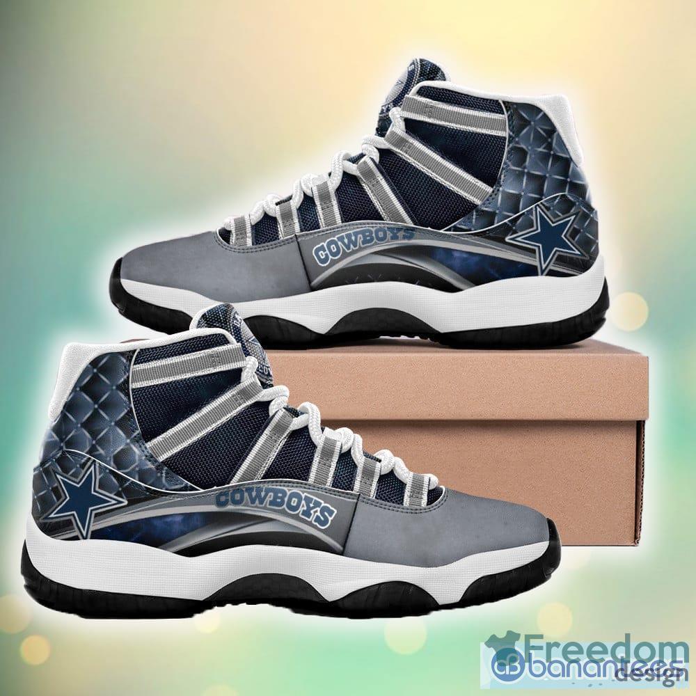 Dallas Cowboys Air Jordan Hightop Shoes Sneaker For Sport Fans -  Freedomdesign