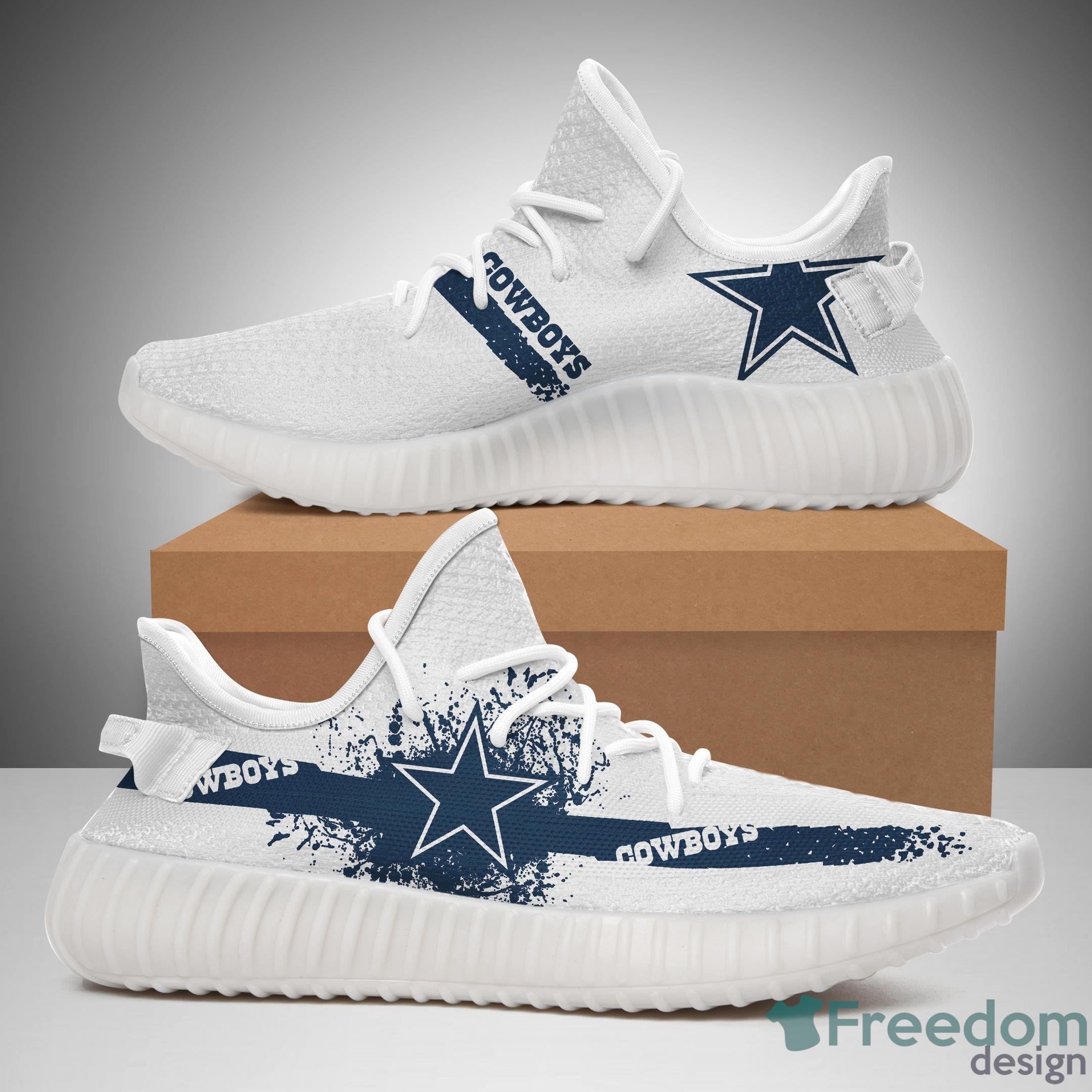 Dallas Cowboys Yeezy Shoes Iconic Running Sneakers For Men And