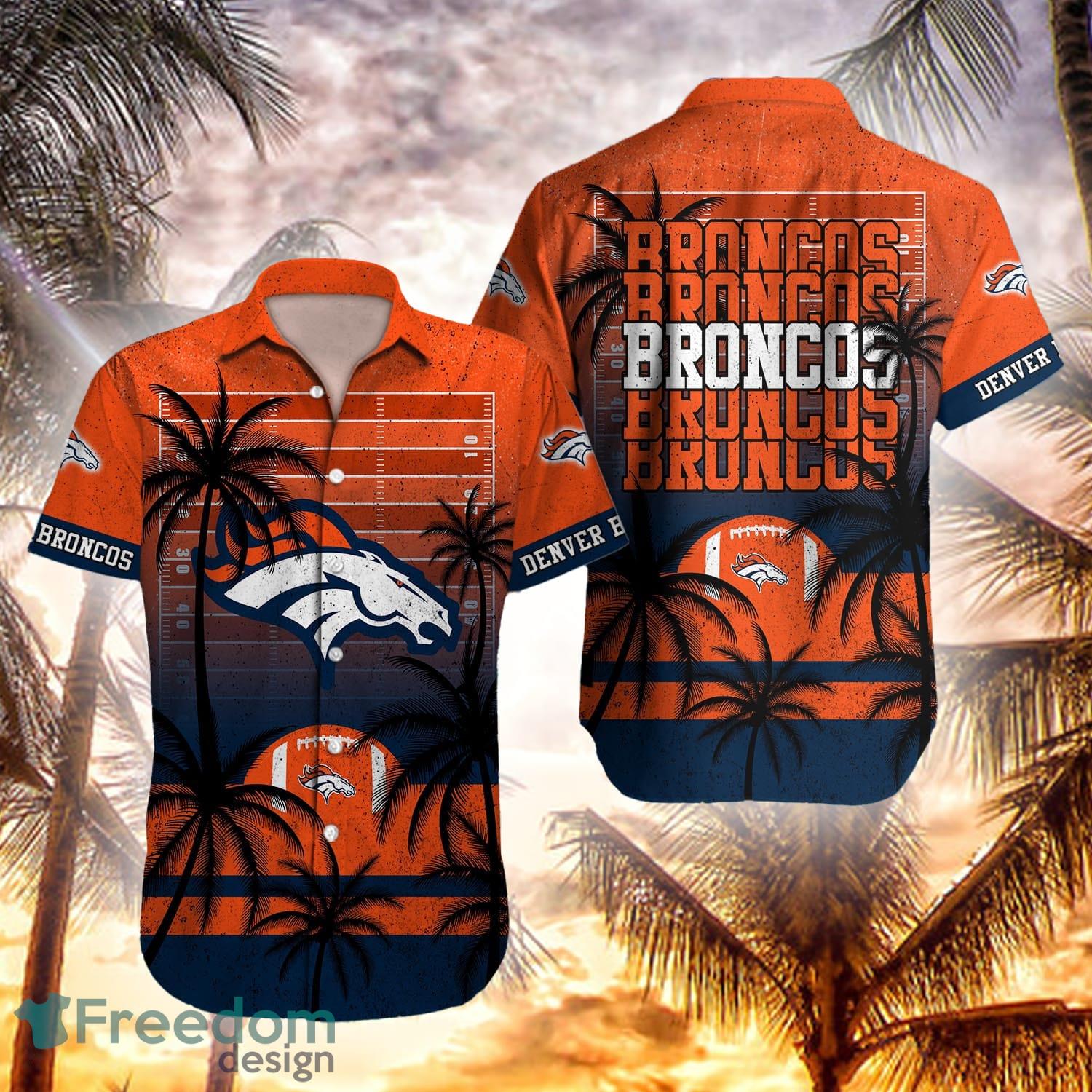 Denver Broncos NFL Vintage Coconut Tropical Hawaiian Shirt For Men