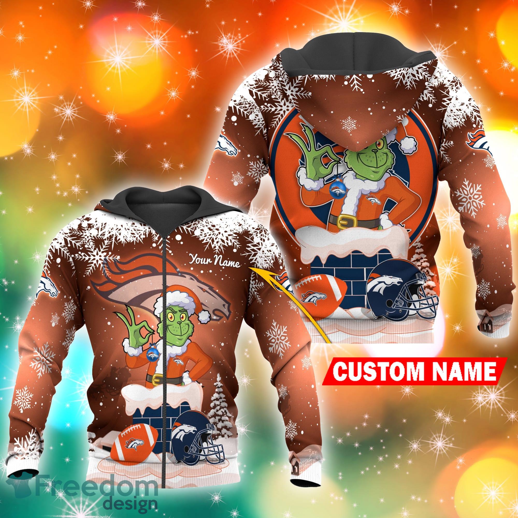 Cincinnati Bengals NFL Grinch Christmas Tree 3D Hoodie Pullover