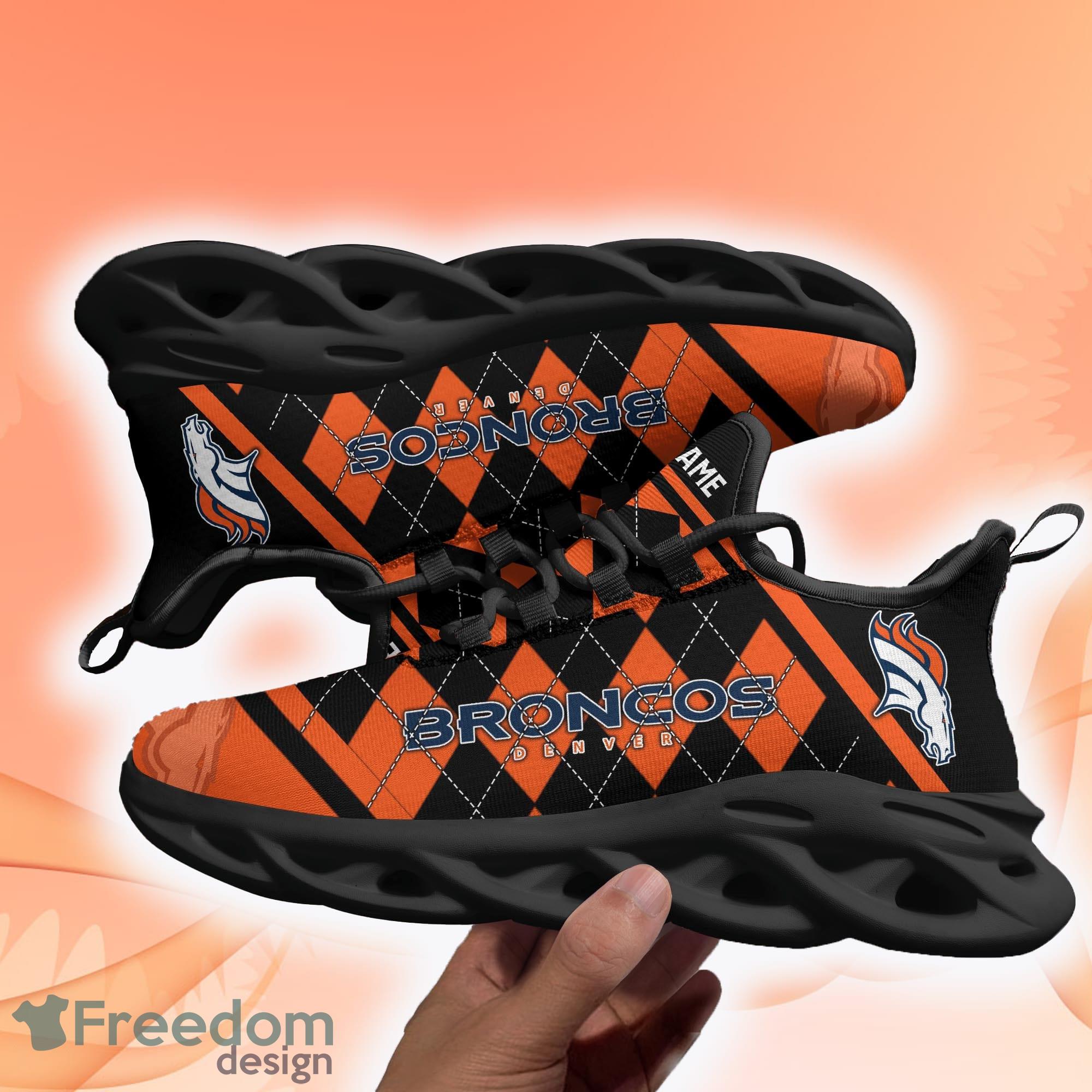 Denver Broncos NFL Custom Name Gift For Fans AOp Max Soul Shoes