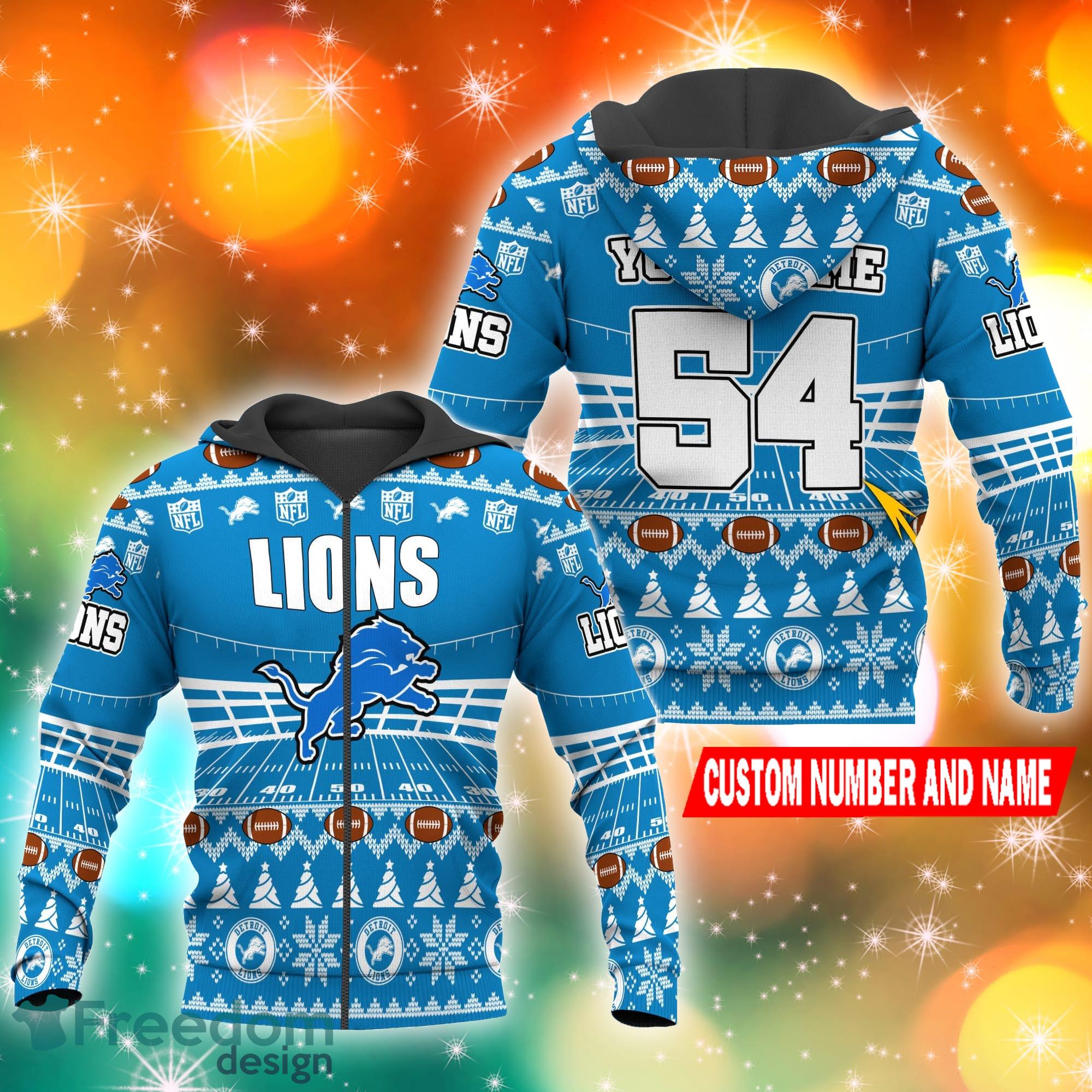 Detroit Lions NFL Grinch Christmas Tree 3D Hoodie Pullover Prints -  Freedomdesign