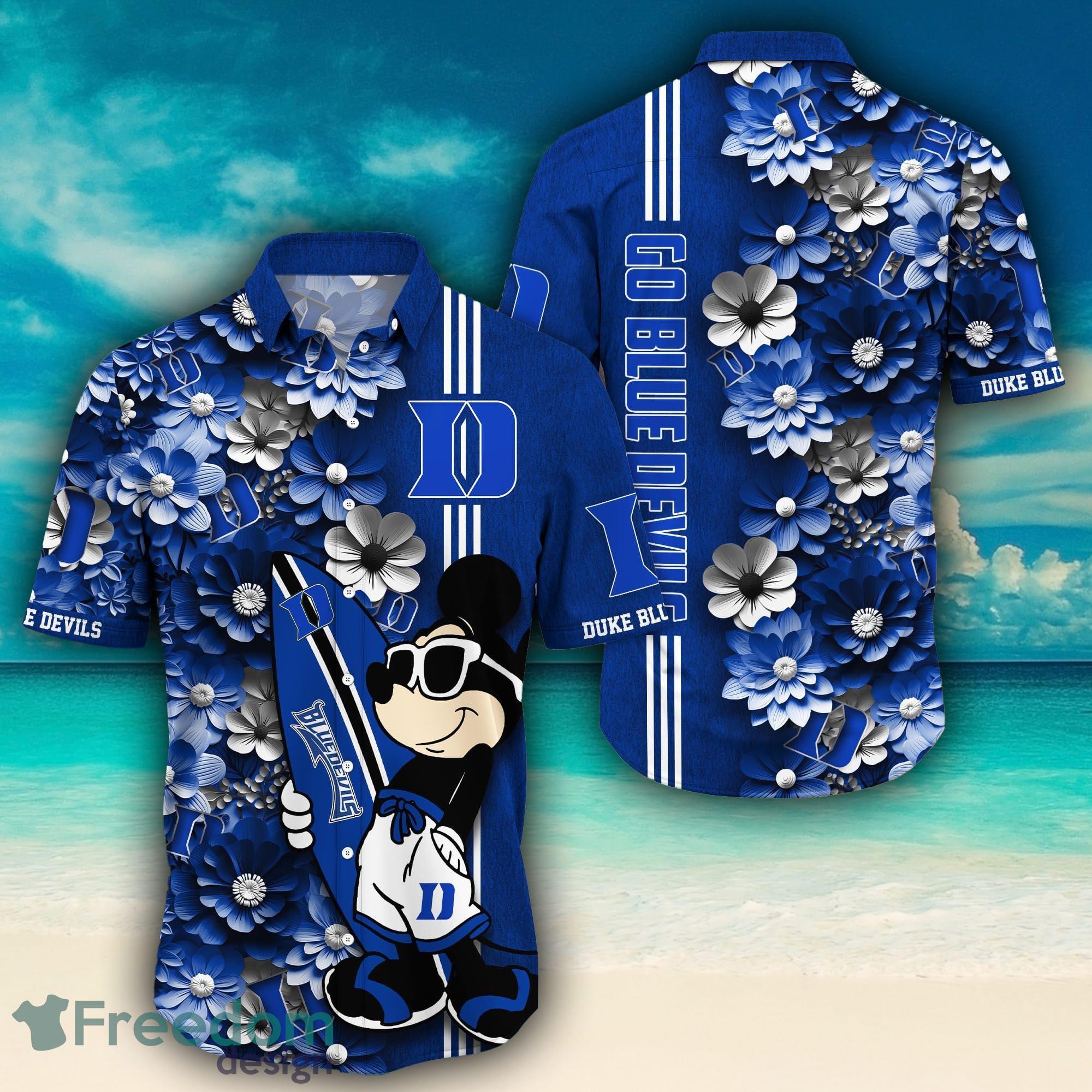 Detroit Lions Surfboard Parttern Mickey Mouse Flower Hawaiian