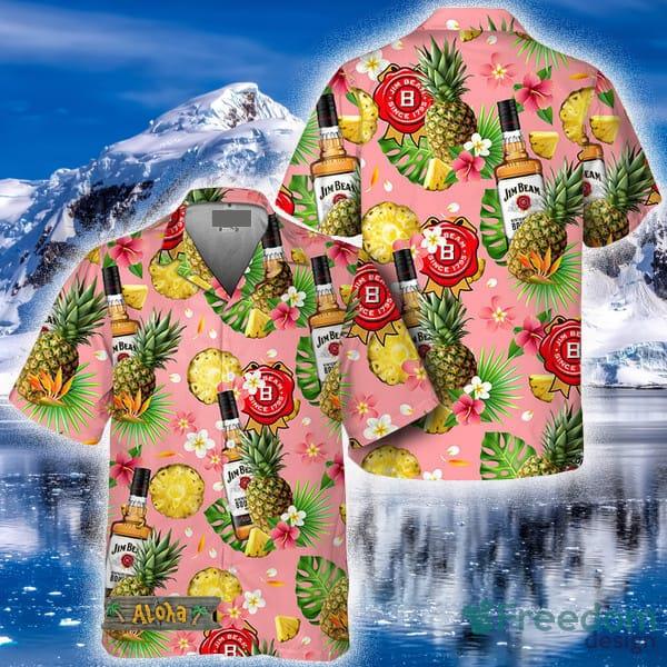 Men's Clothing 'Floral Pineapple' Aloha (Hawaiian) Shirt 4XL