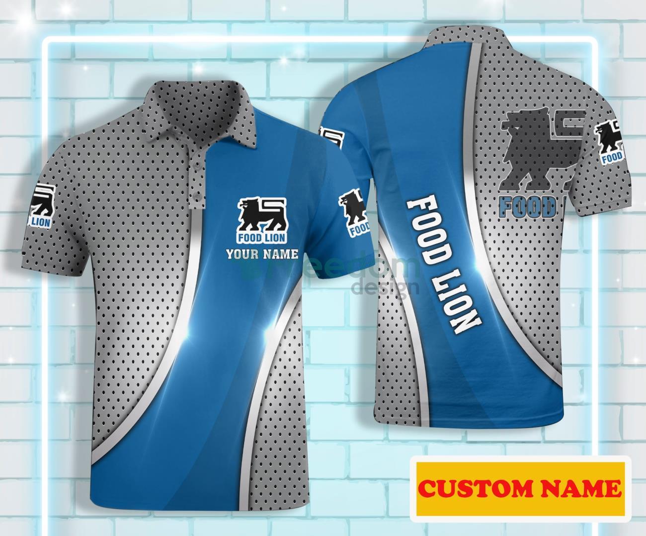 Food Lion Custom Name Polo Shirt Product Photo 1