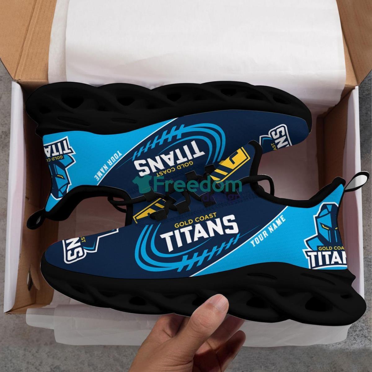 Tennessee Titans NFL Clunky Sneakers Max Soul Shoes - Growkoc