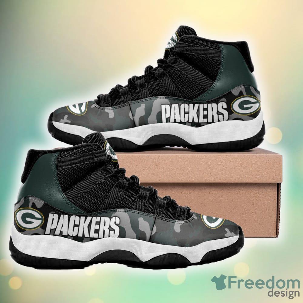 Green Bay Packers NFL Air Jordan 11 Sneakers Shoes Gift For Fans