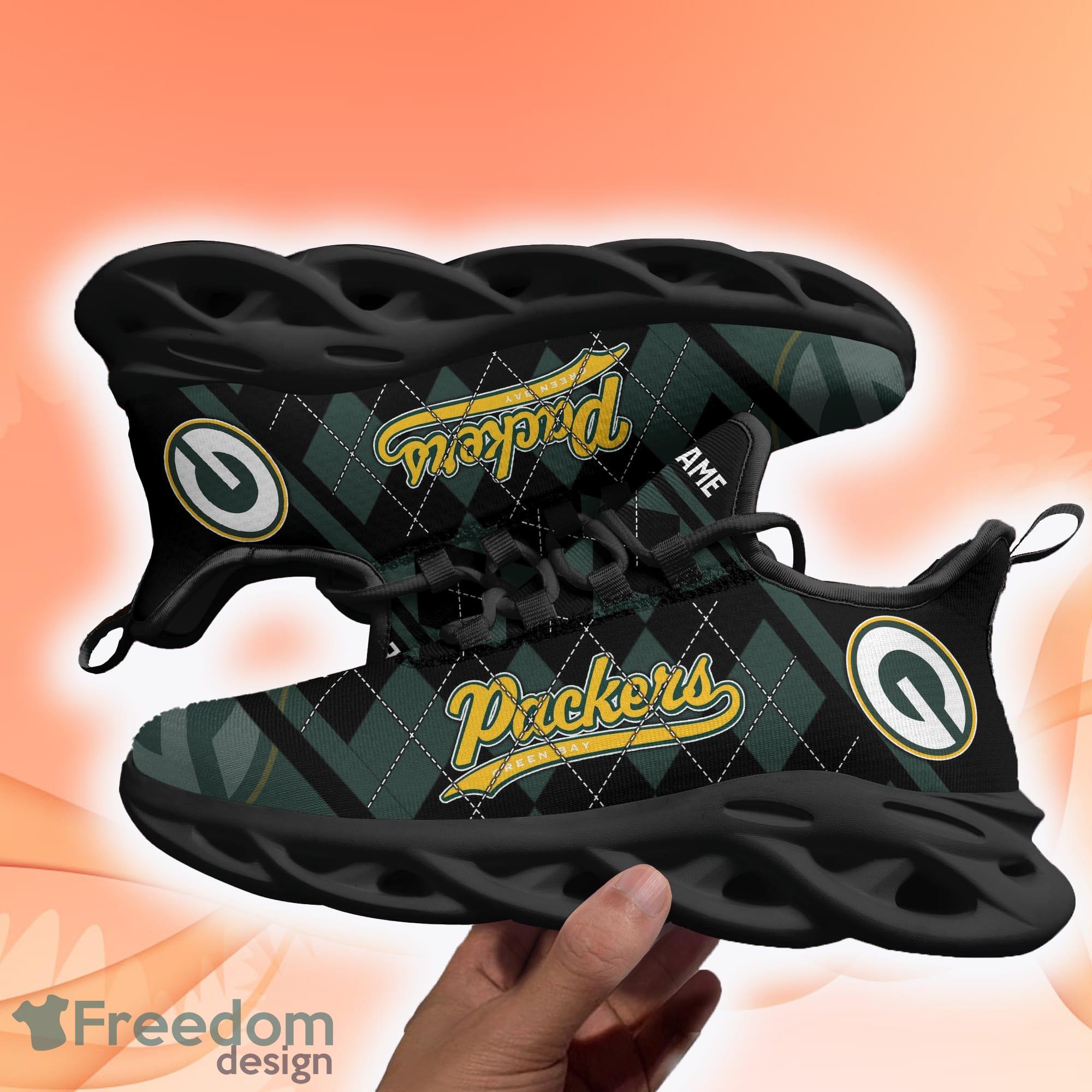 Green Bay Packers NFL Max Soul Shoes Gift For Sport's Fan - Freedomdesign