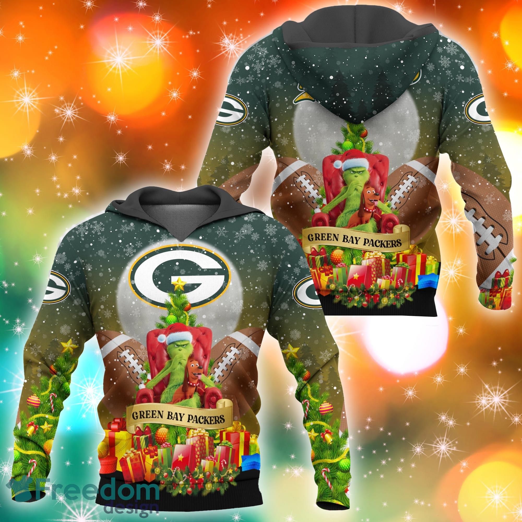 NFL Green Bay Packers Custom Name Text Santa Down The Chimney